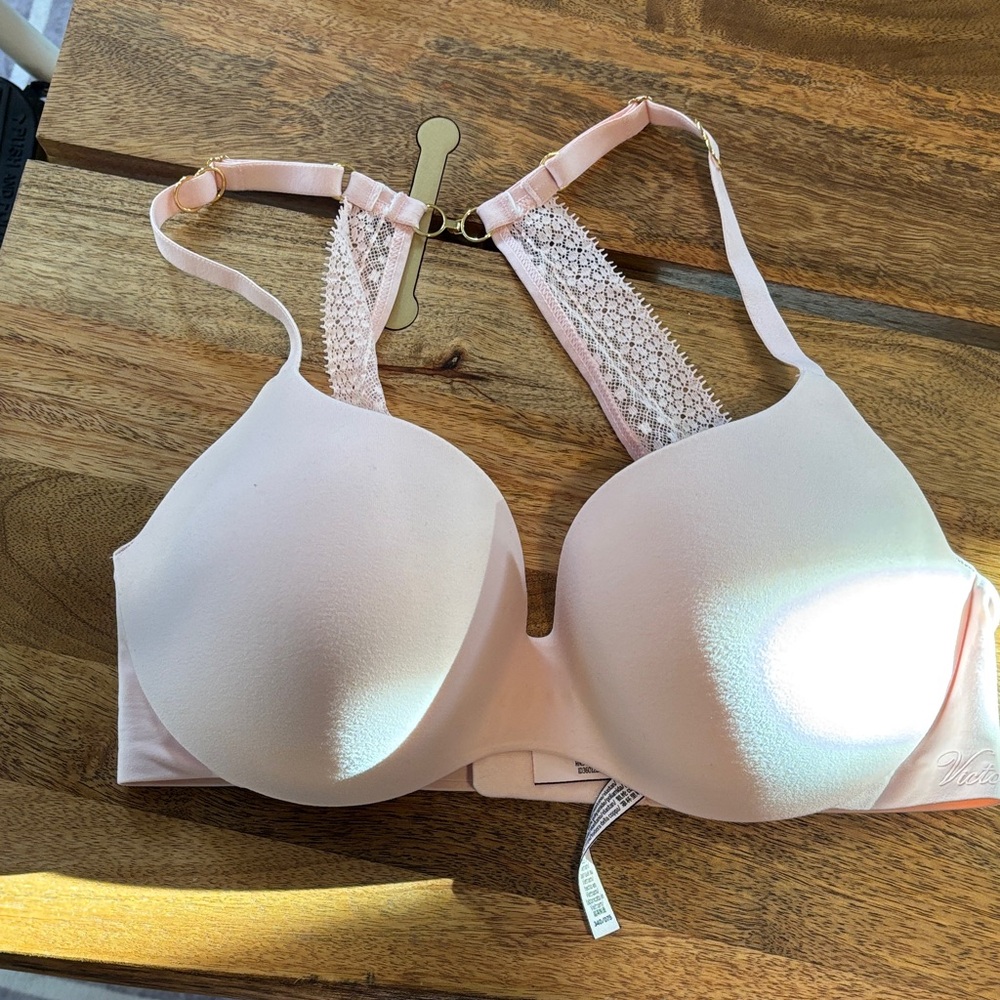 Victoria's Secret Incredible Lined Demi Pink Bra - Picture 4 of 7